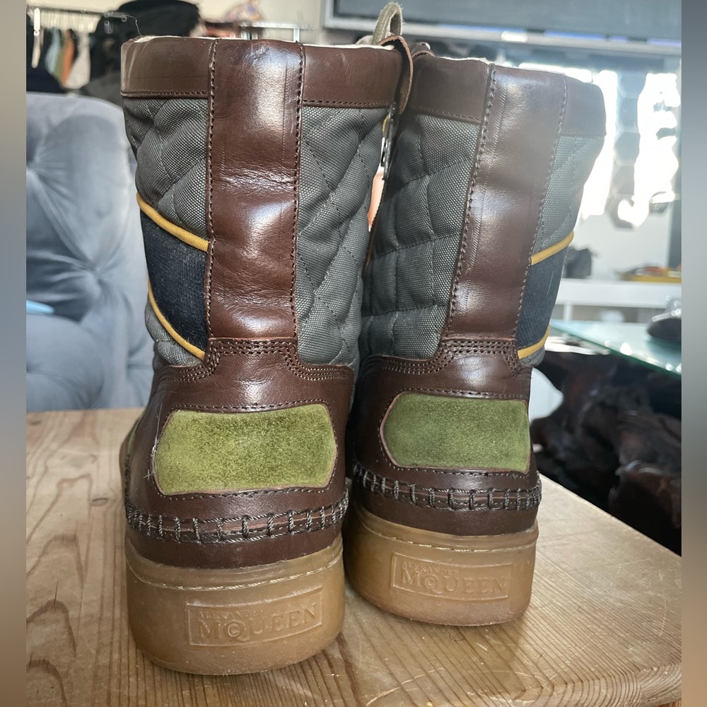 Alexander McQueen X Puma Joust boot green brown size 9 - Picture 13 of 16